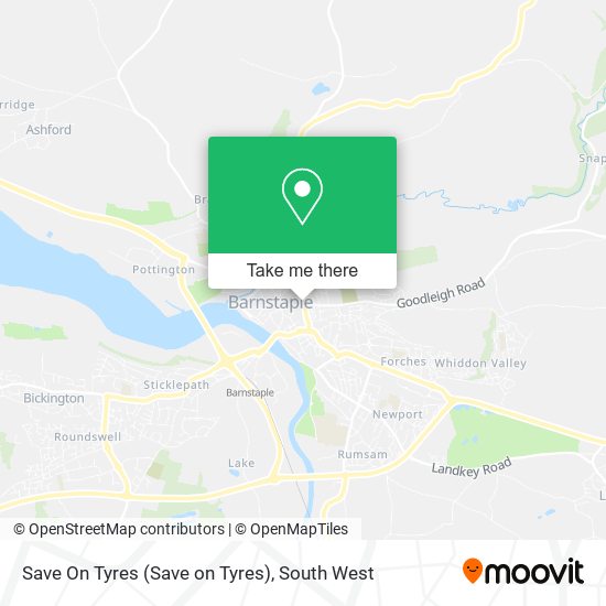 Save On Tyres (Save on Tyres) map