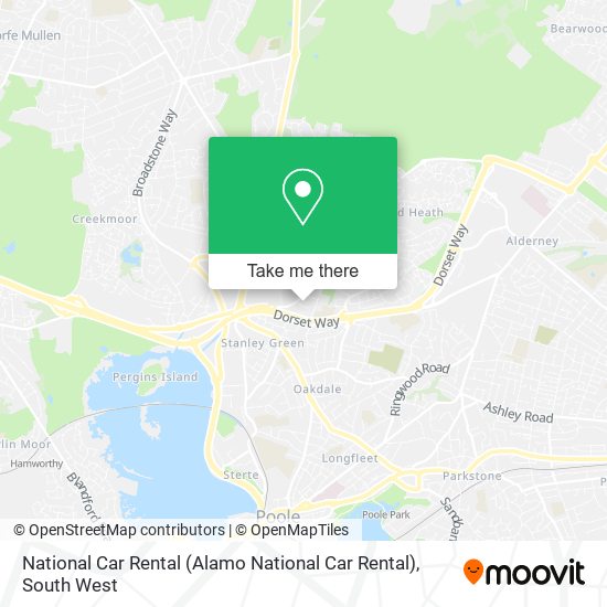 National Car Rental map