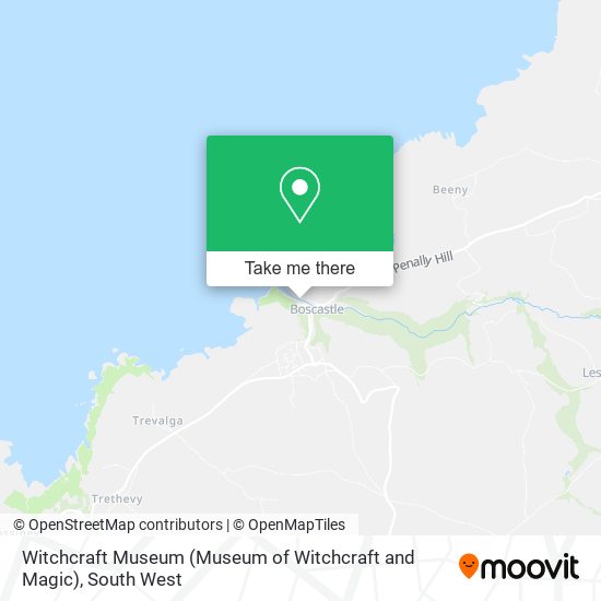 Witchcraft Museum (Museum of Witchcraft and Magic) map
