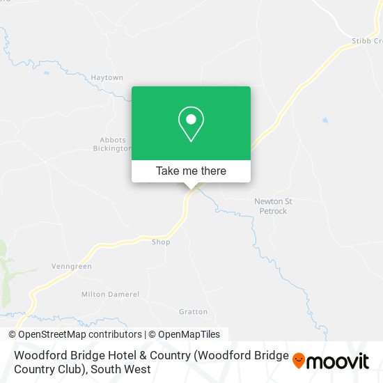 Woodford Bridge Hotel & Country map