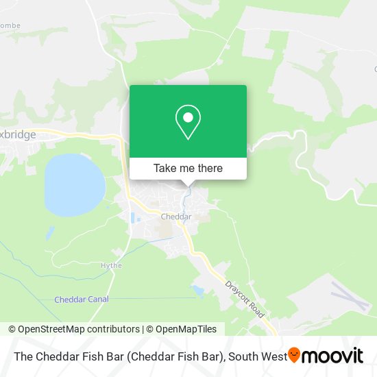 The Cheddar Fish Bar map