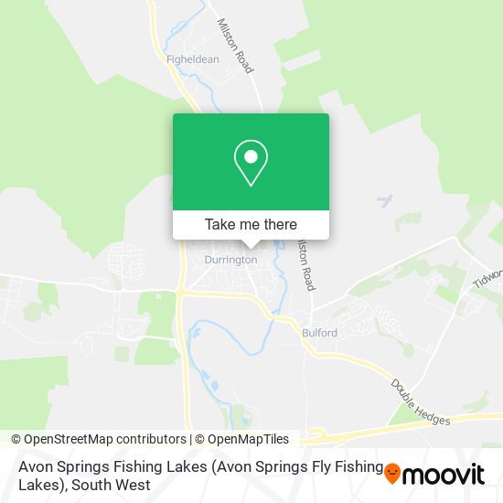 Avon Springs Fishing Lakes map