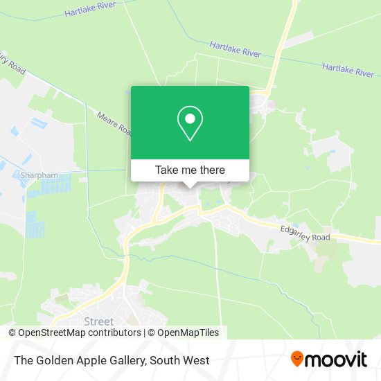 The Golden Apple Gallery map