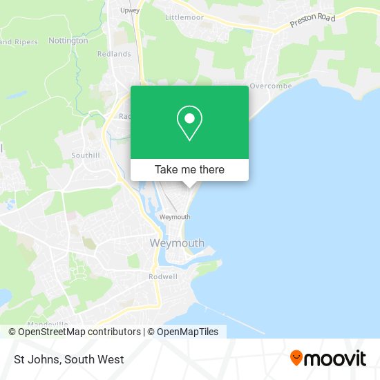 St Johns map