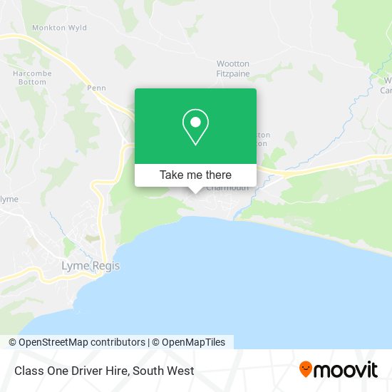 Class One Driver Hire map