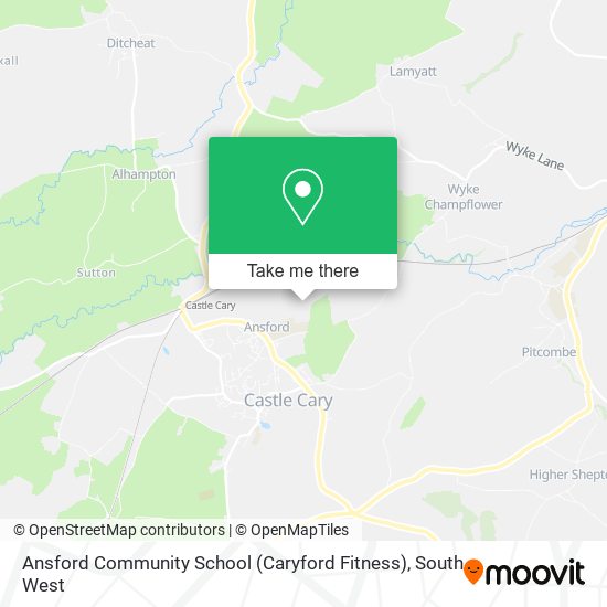 Ansford Community School (Caryford Fitness) map