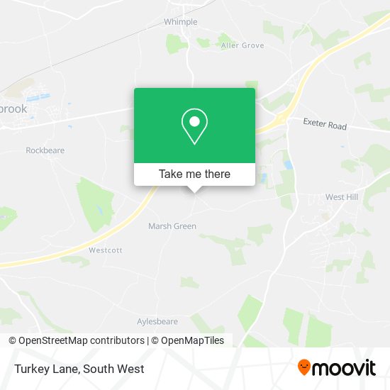 Turkey Lane map