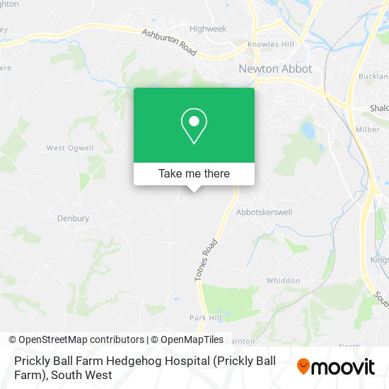 Prickly Ball Farm Hedgehog Hospital map
