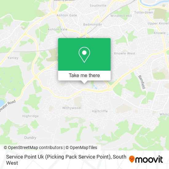 Service Point Uk (Picking Pack Service Point) map