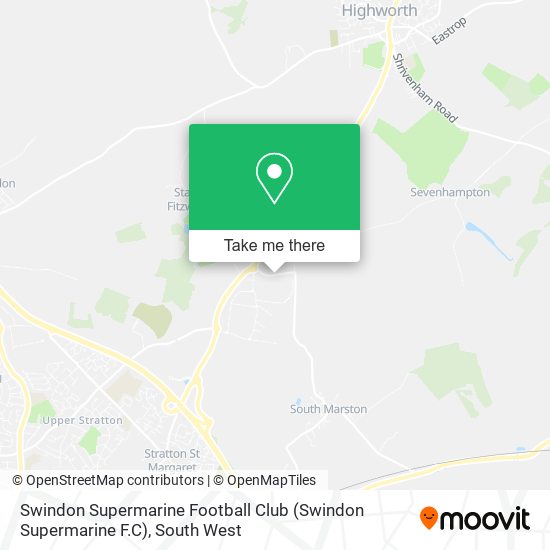 Swindon Supermarine Football Club (Swindon Supermarine F.C) map