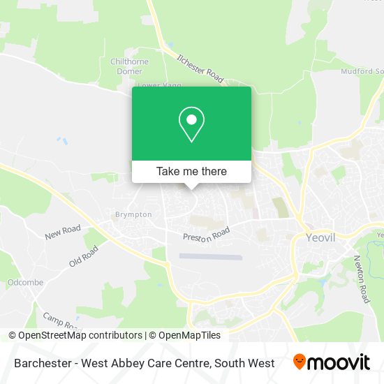 Barchester - West Abbey Care Centre map