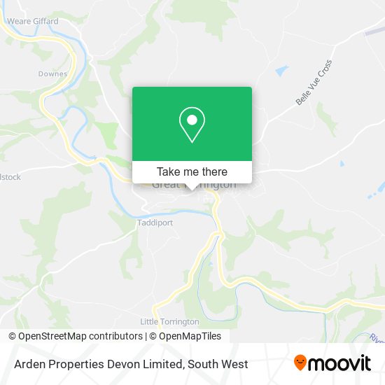 Arden Properties Devon Limited map