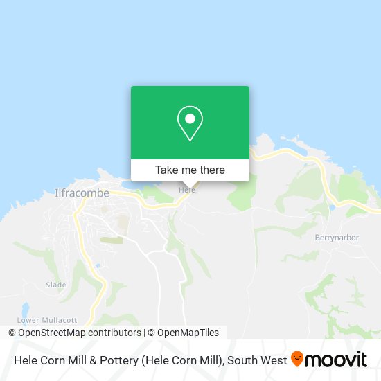 Hele Corn Mill & Pottery map