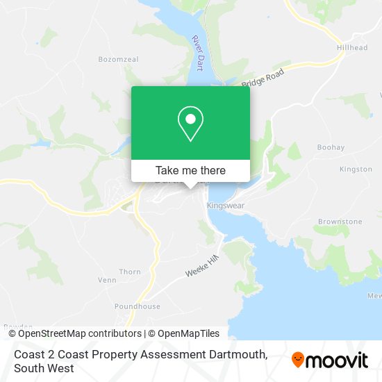 Coast 2 Coast Property Assessment Dartmouth map