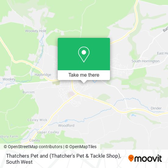 Thatchers Pet and (Thatcher's Pet & Tackle Shop) map