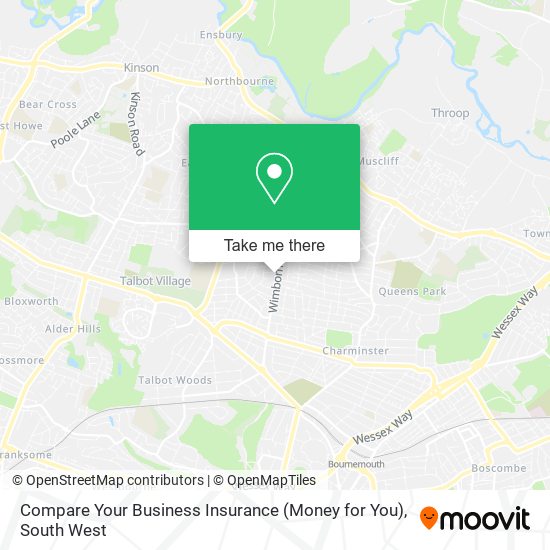 Compare Your Business Insurance (Money for You) map