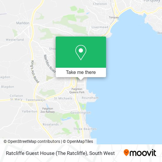 Ratcliffe Guest House (The Ratcliffe) map