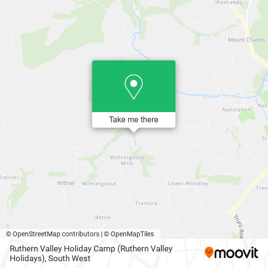 Ruthern Valley Holiday Camp (Ruthern Valley Holidays) map