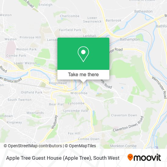 Apple Tree Guest House map