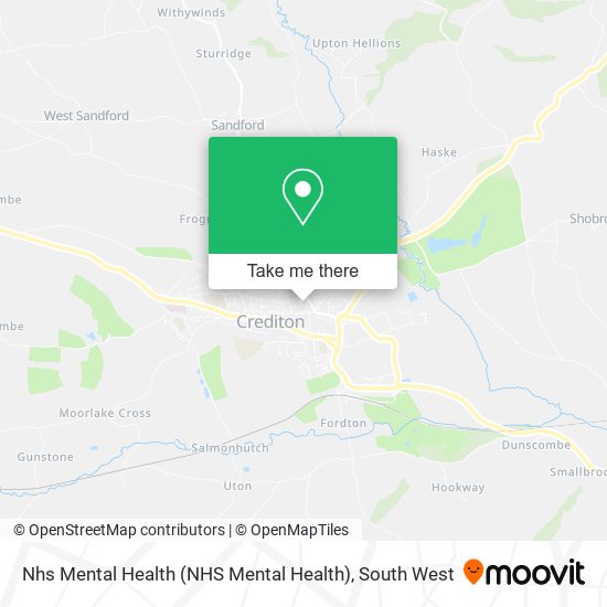 Nhs Mental Health (NHS Mental Health) map