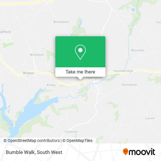 Bumble Walk map