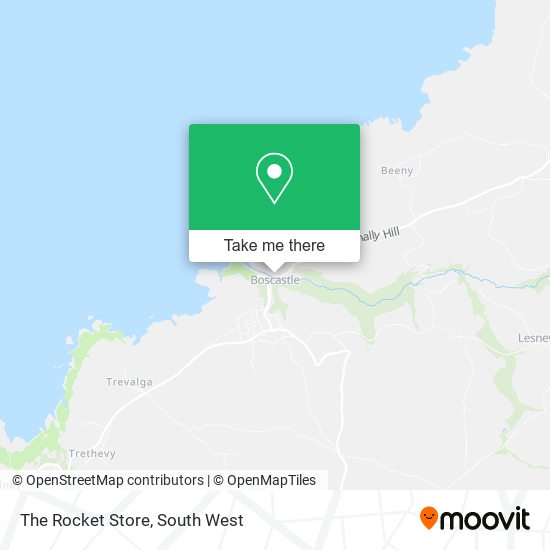 The Rocket Store map