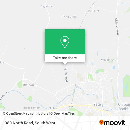 380 North Road map