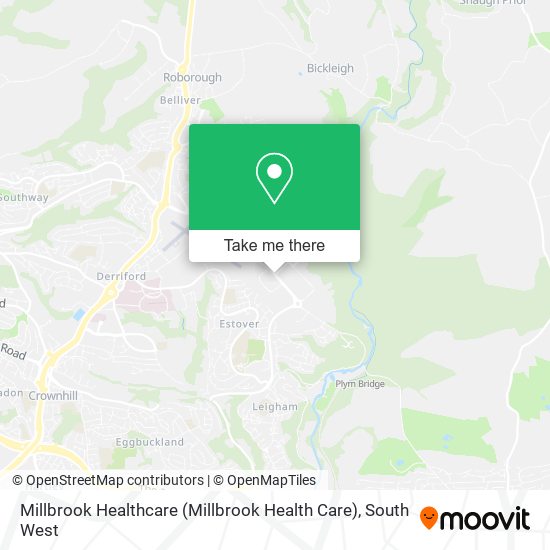 Millbrook Healthcare (Millbrook Health Care) map