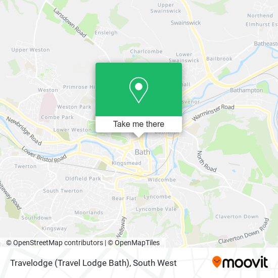 Travelodge (Travel Lodge Bath) map