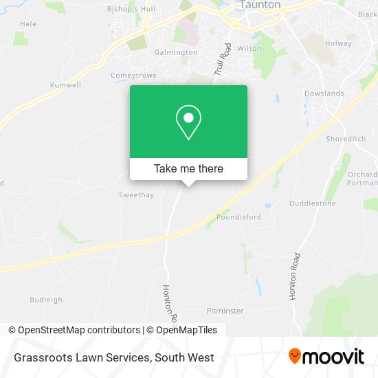 Grassroots Lawn Services map