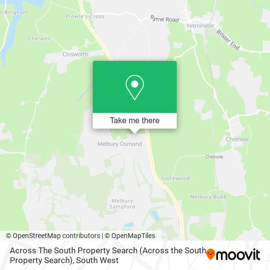 Across The South Property Search map