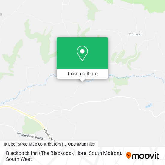 Blackcock Inn (The Blackcock Hotel South Molton) map