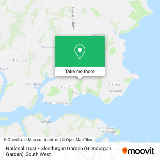 National Trust - Glendurgan Garden map