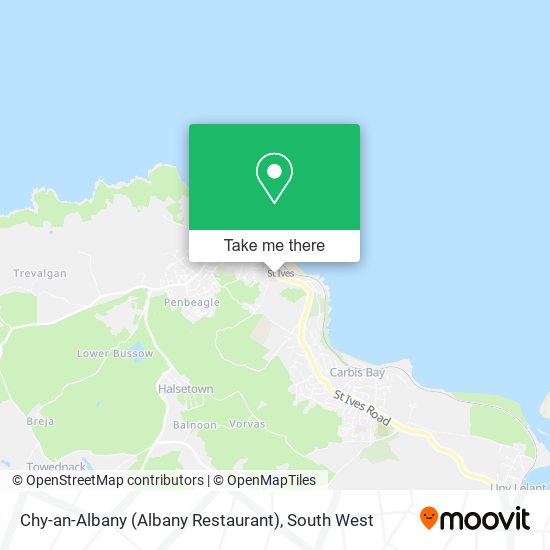 Chy-an-Albany (Albany Restaurant) map