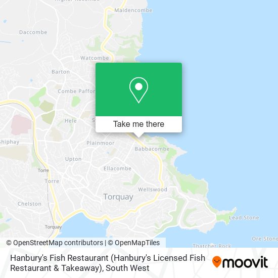 Hanbury's Fish Restaurant (Hanbury's Licensed Fish Restaurant & Takeaway) map