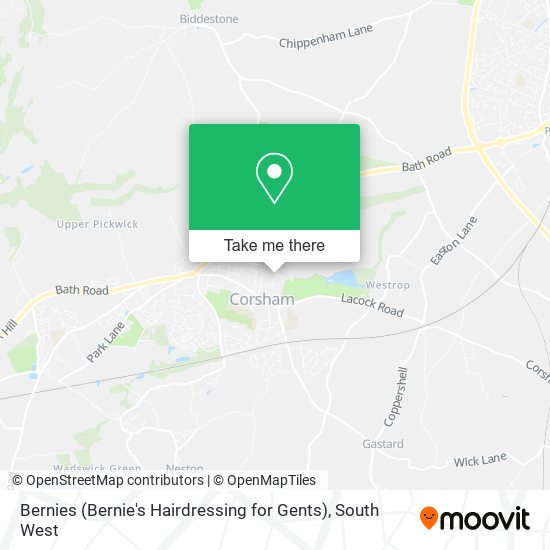 Bernies (Bernie's Hairdressing for Gents) map