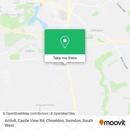 Activ8, Castle View Rd, Chiseldon, Swindon map