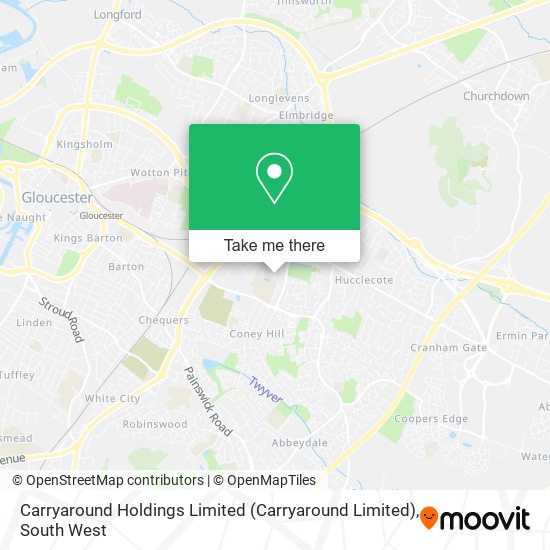 Carryaround Holdings Limited (Carryaround Limited) map