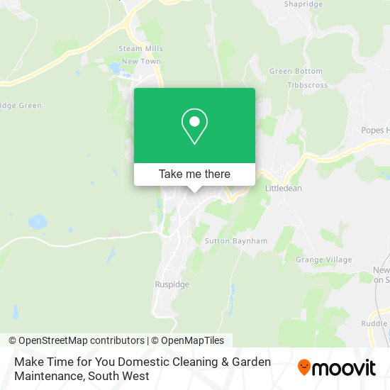 Make Time for You Domestic Cleaning & Garden Maintenance map