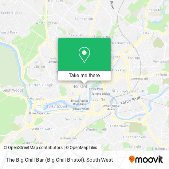 The Big Chill Bar (Big Chill Bristol) map