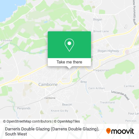 Darren's Double Glazing (Darrens Double Glazing) map