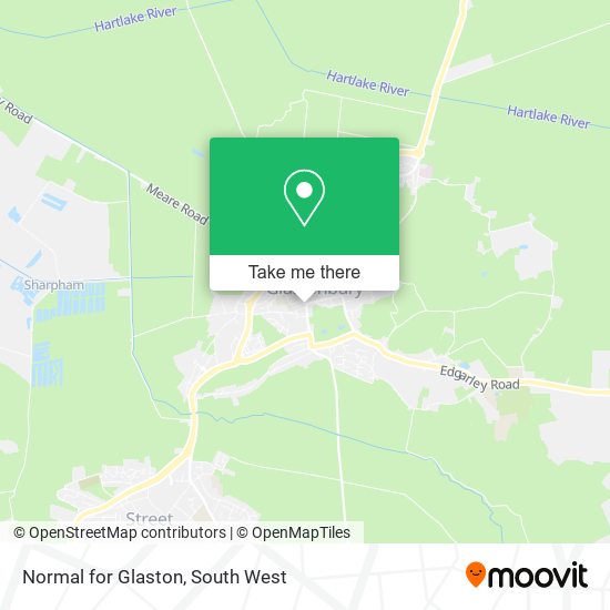 Normal for Glaston map