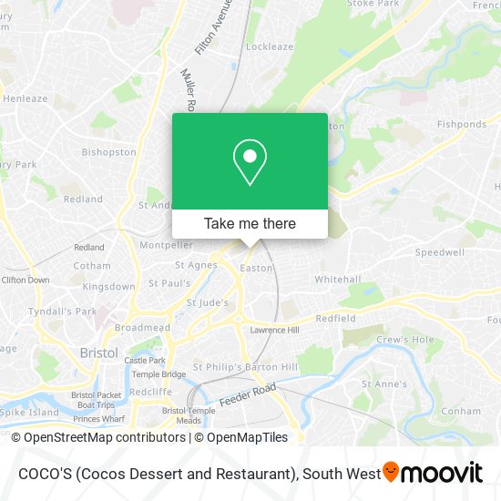 COCO'S (Cocos Dessert and Restaurant) map