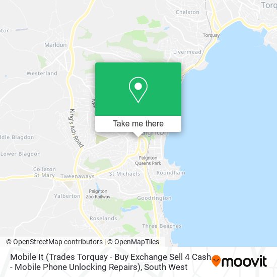 Mobile It (Trades Torquay - Buy Exchange Sell 4 Cash - Mobile Phone Unlocking Repairs) map