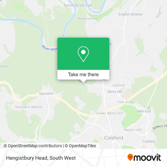 Hengistbury Head map