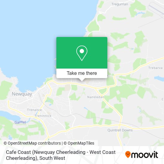 Cafe Coast (Newquay Cheerleading - West Coast Cheerleading) map