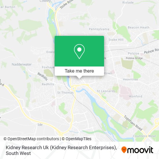 Kidney Research Uk (Kidney Research Enterprises) map