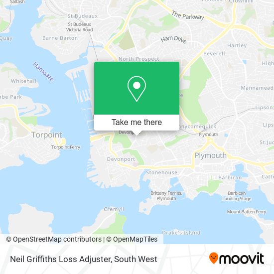 Neil Griffiths Loss Adjuster map