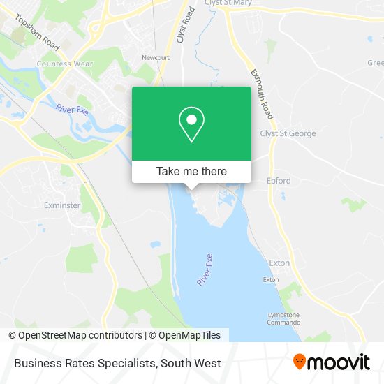 Business Rates Specialists map