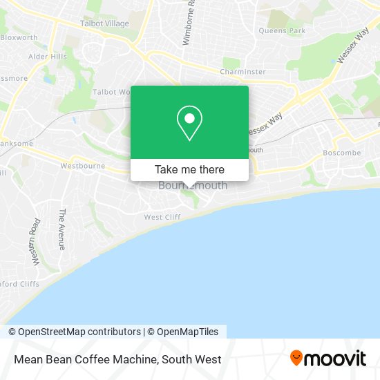 Mean Bean Coffee Machine map